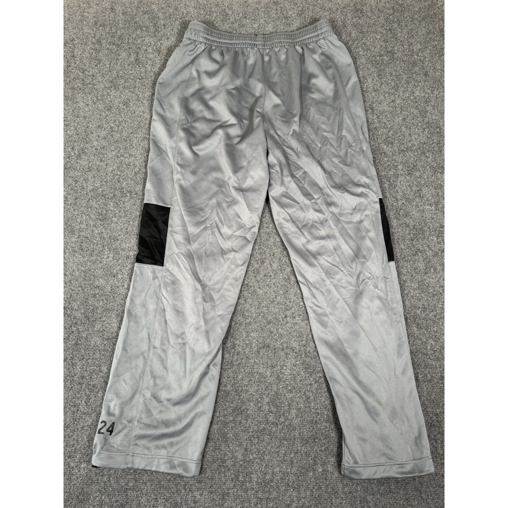 NikePants Mens Medium Gray Dri Fit Basketball Gym Training Sweatpants 30" EUC - Picture 15 of 16